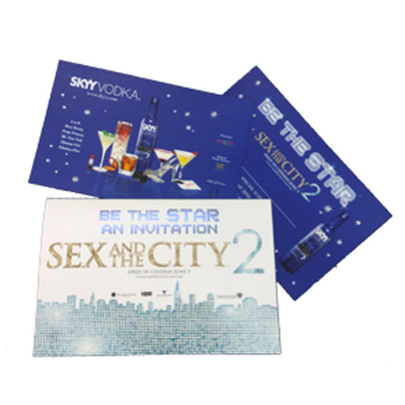 Sex and The City 2 Invitation Cards