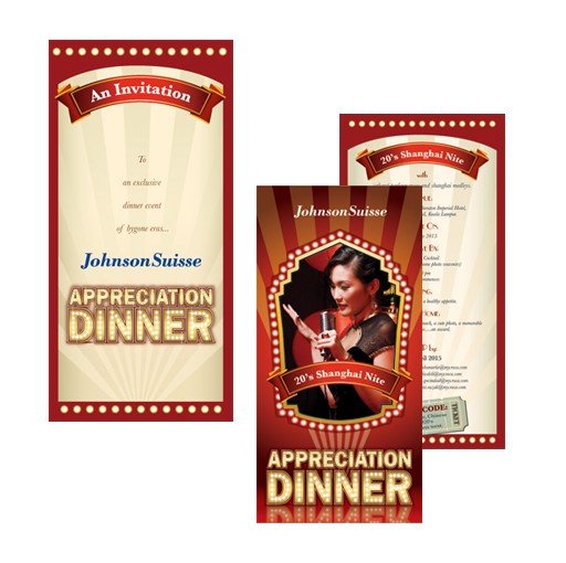 JS appreciation dinner 2015 invitation card