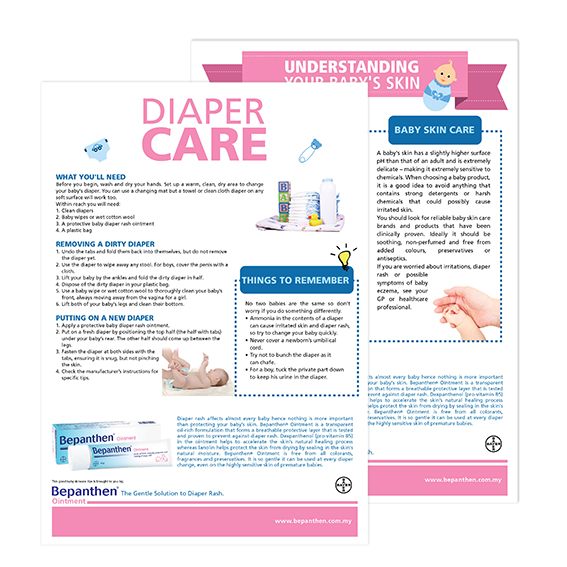 Bepanthen Diaper Care Poster