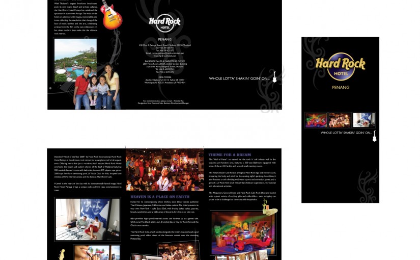 Hard Rock Cafe Leaflet