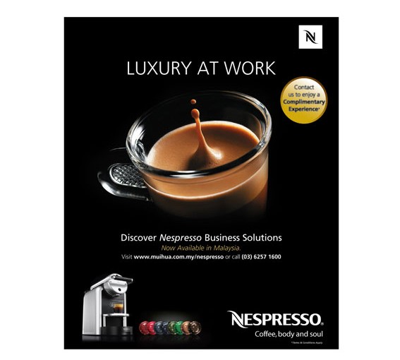 Nespresso Print Ad